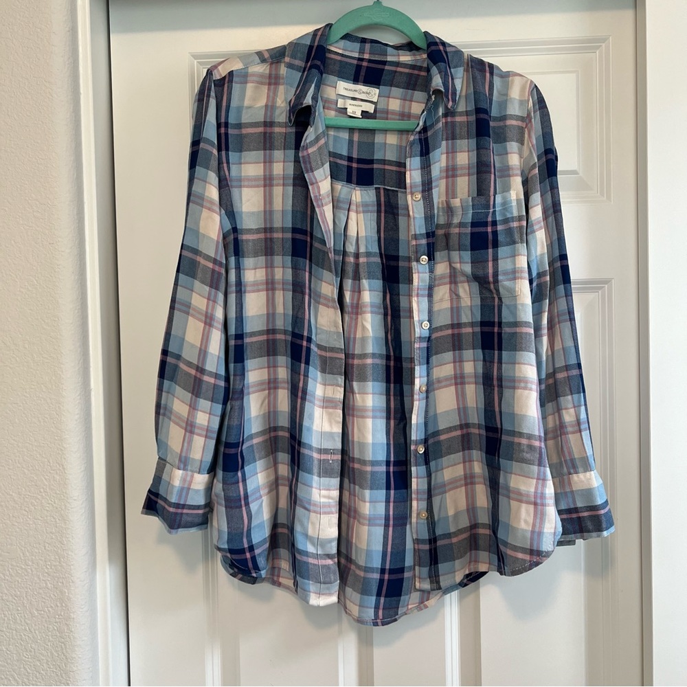 TREASURE & BOND Boyfriend Button down